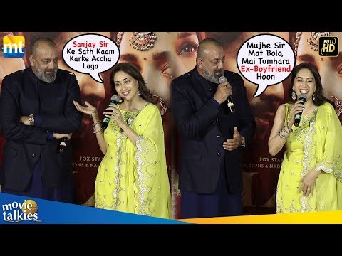 Watch Sanjay Dutt's Reaction When Ex Gf Madhuri Call Him As Sir