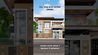 MODERN HOUSE DESIGN 4 BEDROOM AND 3 BATHROOM