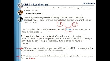 Programmation C - 10 Les fichier (Introduction)