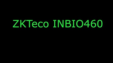 ZKTeco Inbio460 Problem