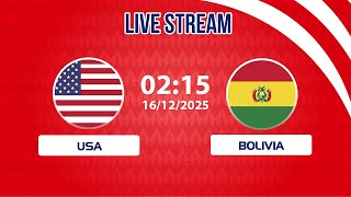 🔴 USA vs Bolivia | Drama Until the Final Whistle