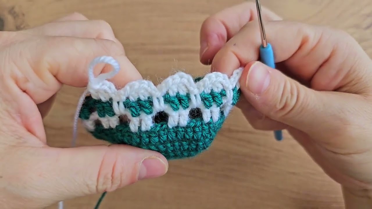 Farklı Bir Model ✅️ Tığ İle Patik Modeli Yapımı✅️ Tığ işi patik modelleri