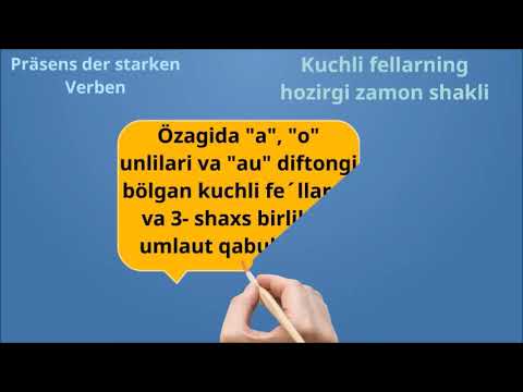 Video: Nemis Tilida Kuchli Fe'llar Nima?