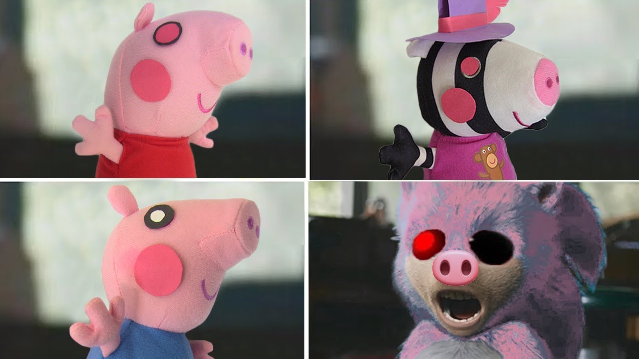 Sonic Movie But With Piggy Choose Favorite Design In Plush Uh Meow Youtube - roblox piggy plush toy