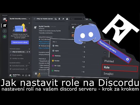 Jak nastavit/přidat role na Discord serveru – Jak založit Discord server-role na Discordu (tutoriál)