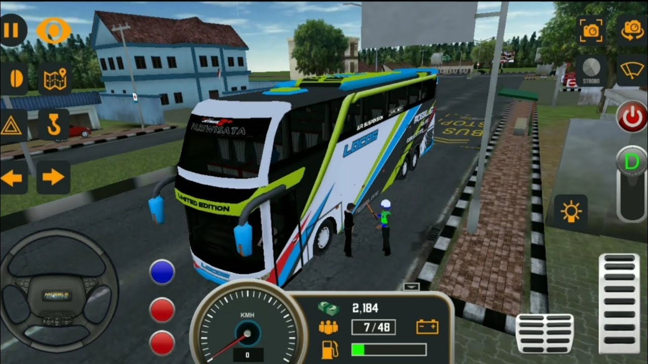 Mobile bus simulator android gameplay