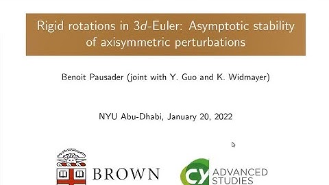 Benoit Pausader, Brown University