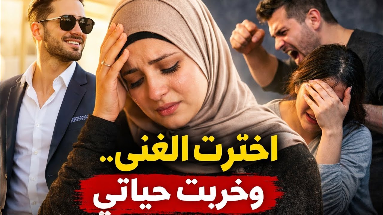 رسالة من أخ صديقيتي أنهت حياتي الزوجية 😭#قصص