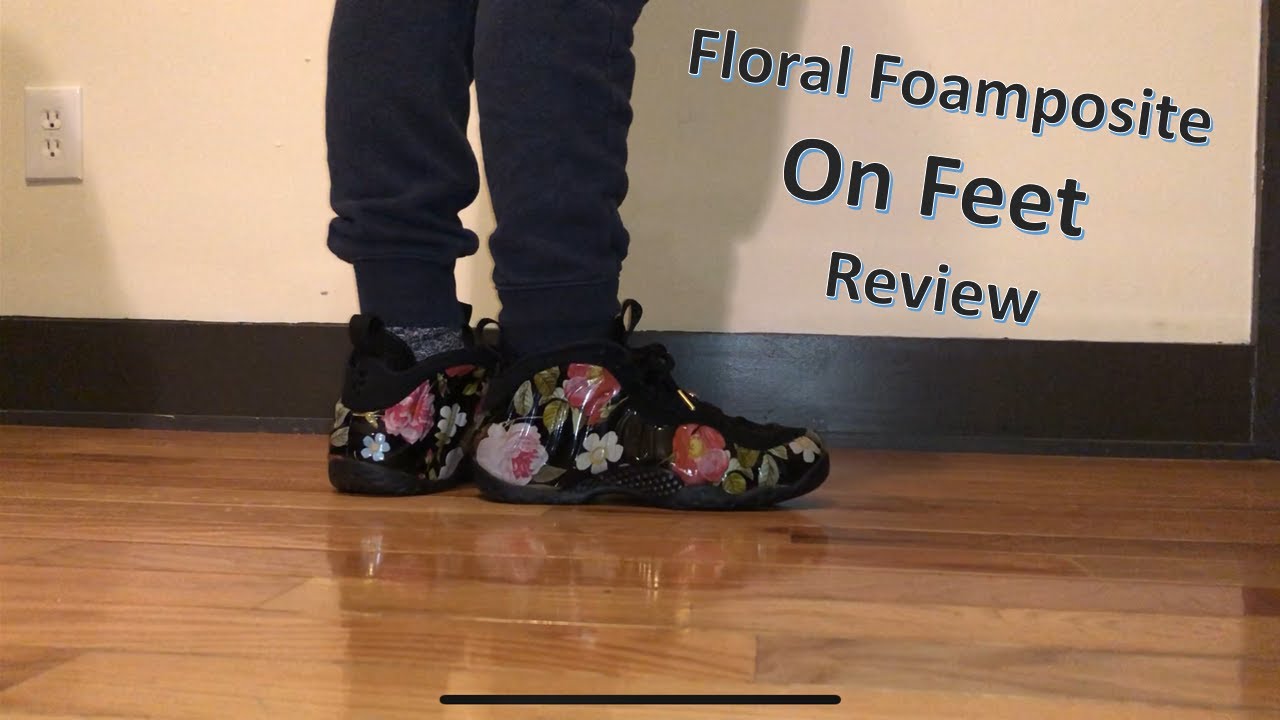 nike air foamposite one floral