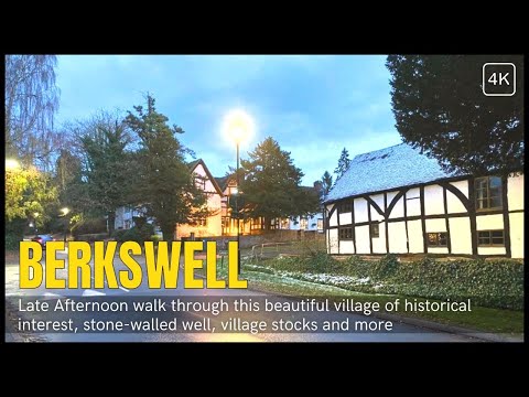 English Winter Walk in 4K - Berkswell Village  Walking Tour ❄️