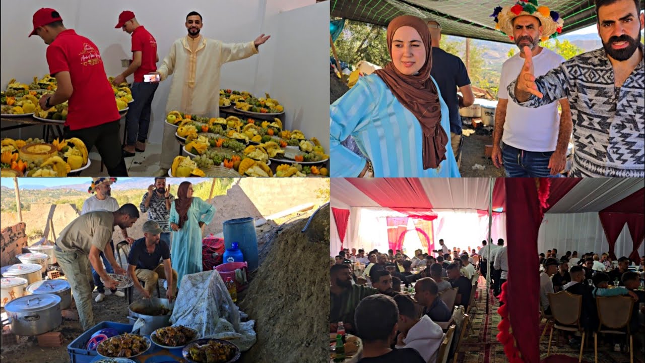 اللهم بارك ناس الدوار و القريب و البعيد في غداء يوم عرس محمد الأزرق 