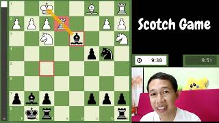 Scotch Game | Me vs. 2422 Elo Rating sa Chess.com