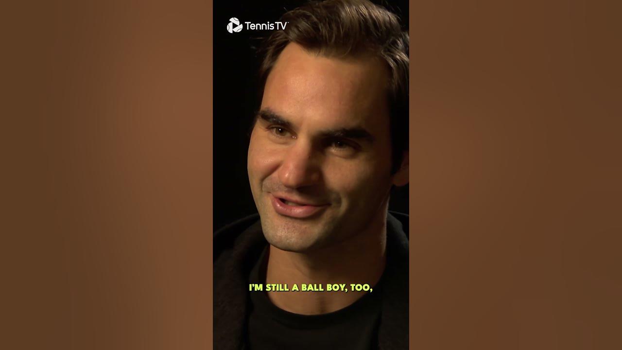 Roger Federer Once a ball boy, always a ball boy ️ YouTube