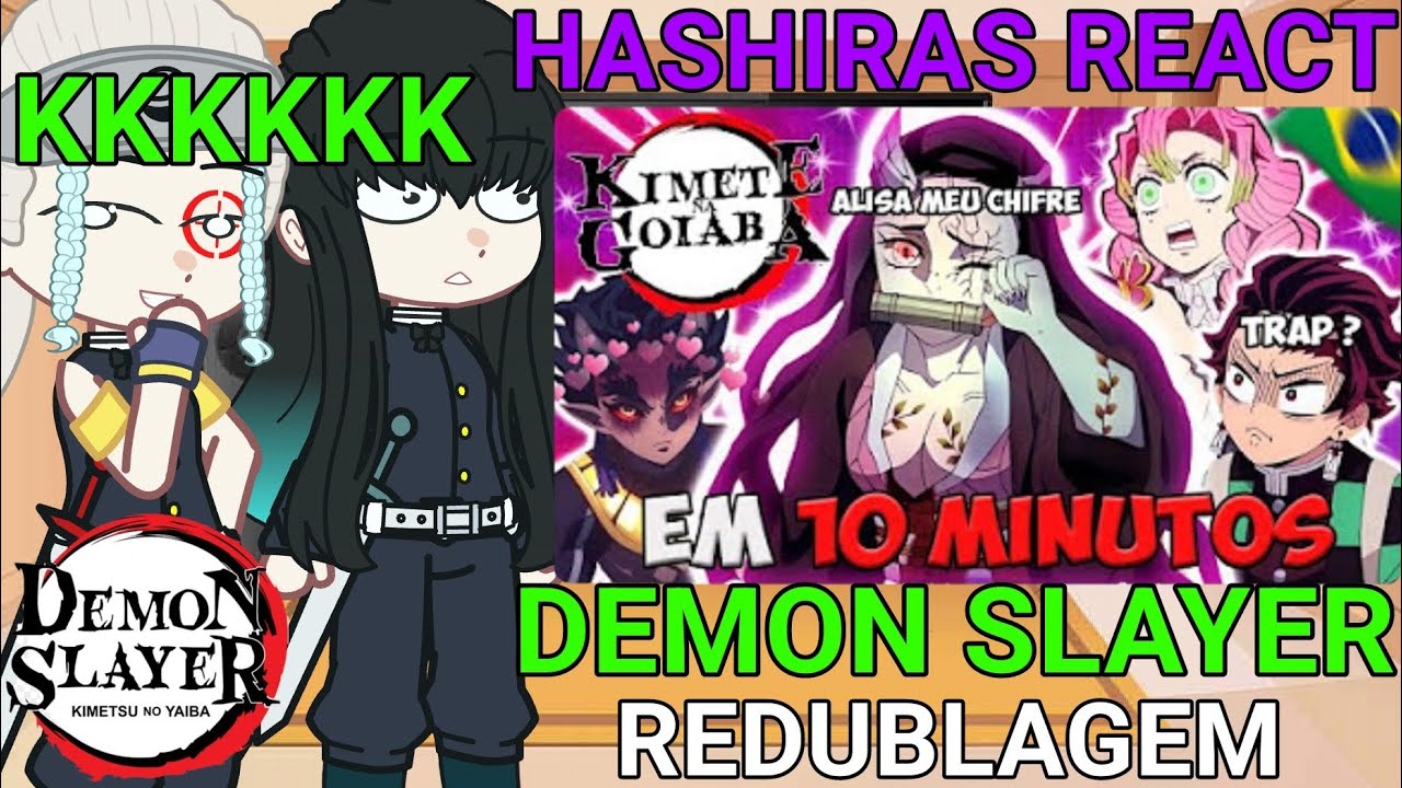 Hashiras react a SEASON 3 EM 10 MINUTOS VAGABUD 😂❤️