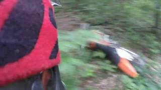 Woods Riding is Hard -- KTM 200 EXC MO Single Track