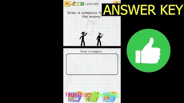 Draw 2 Save: Stickman Puzzle LEVEL 205 Draw a Weapon to defeat the Enemy - Gameplay Walkthrough