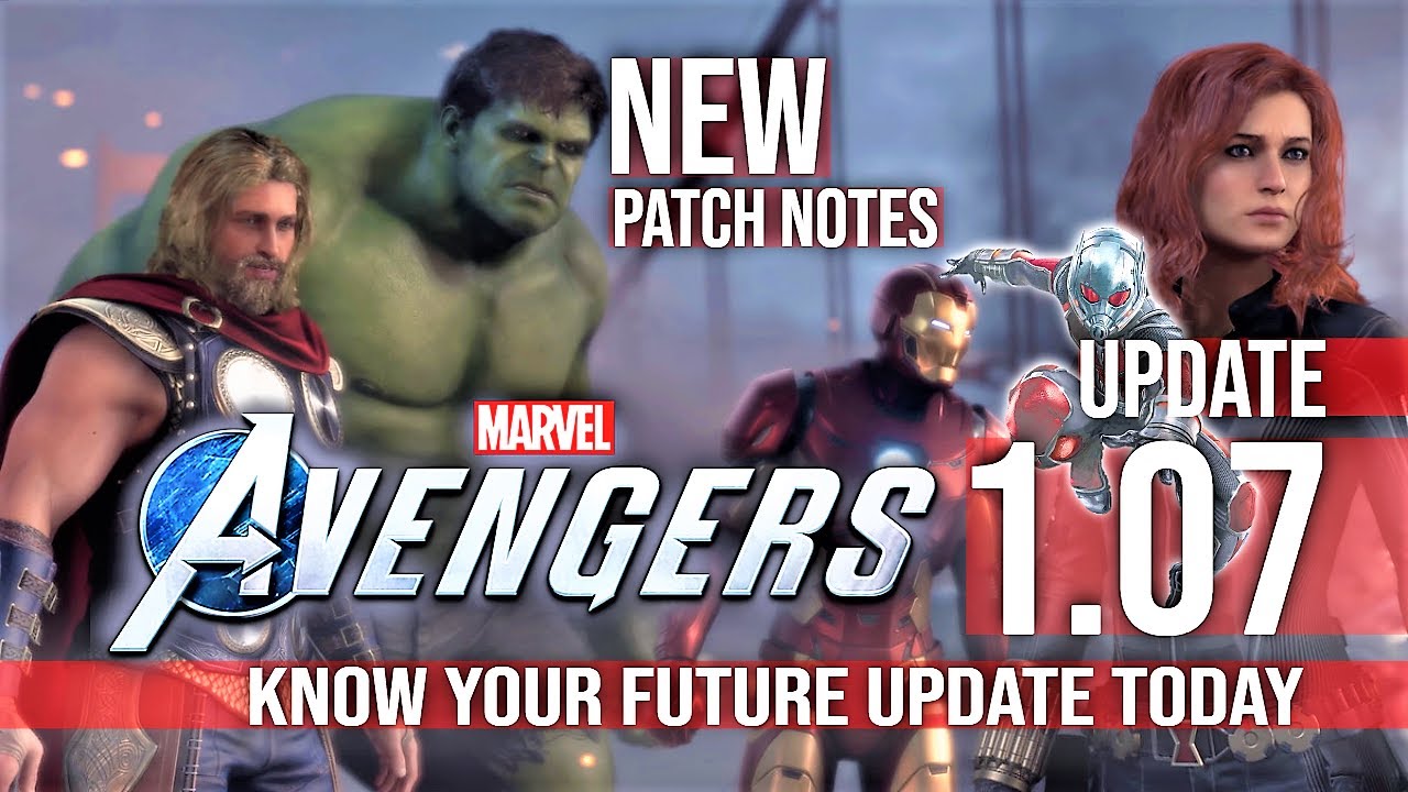 New Marvel's 🕸 Avengers Update 1.07 Patch Notes Gamings News 2020 - YouTube