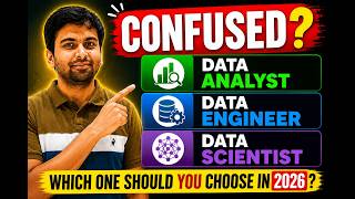 Data Analyst vs Data Engineer vs Data Scientist | What Should You Learn in 2026?