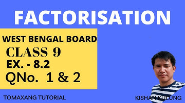 WB Class-9th maths|Factorisation |Qno.1& 2 Chapter-8.2|: A Simple Guide