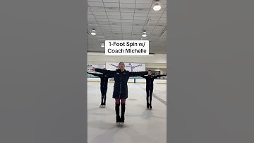 How To: One-Foot Spin ⛸️✨ #coachmichellehong #iceskater #iceskate #figureskating #skating #skater