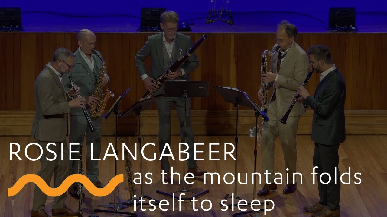 ROSIE LANGABEER: as the mountain folds itself to sleep