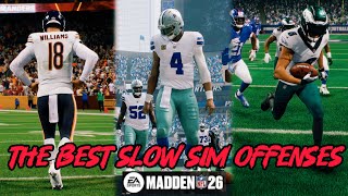 The Top 3 Slow Sim Offenses for Madden 26!