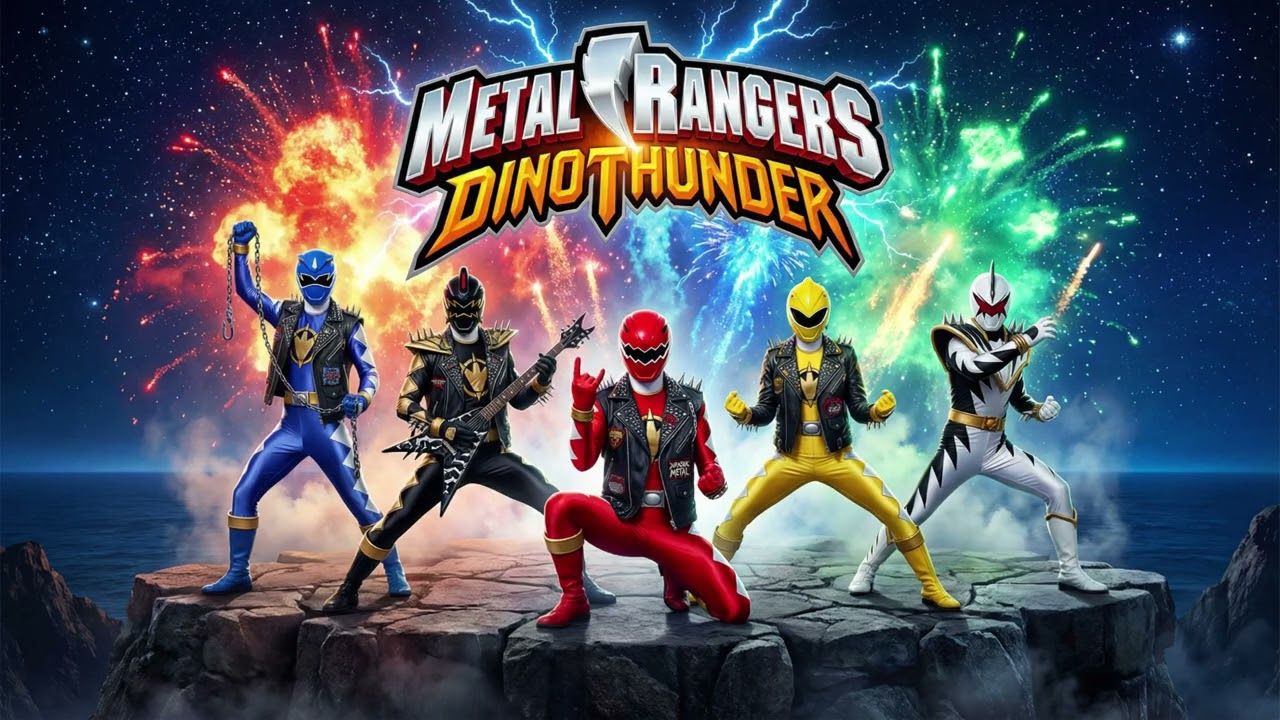 Metal Rangers DinoThunder! An AI Metal Cover of the Power Rangers DinoThunder Theme Song!