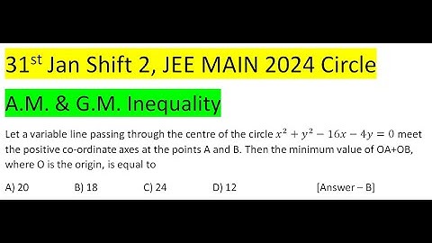 Let a variable line passing through the centre of the circle x^2+y^2-16x-4y=0 meet the positive co