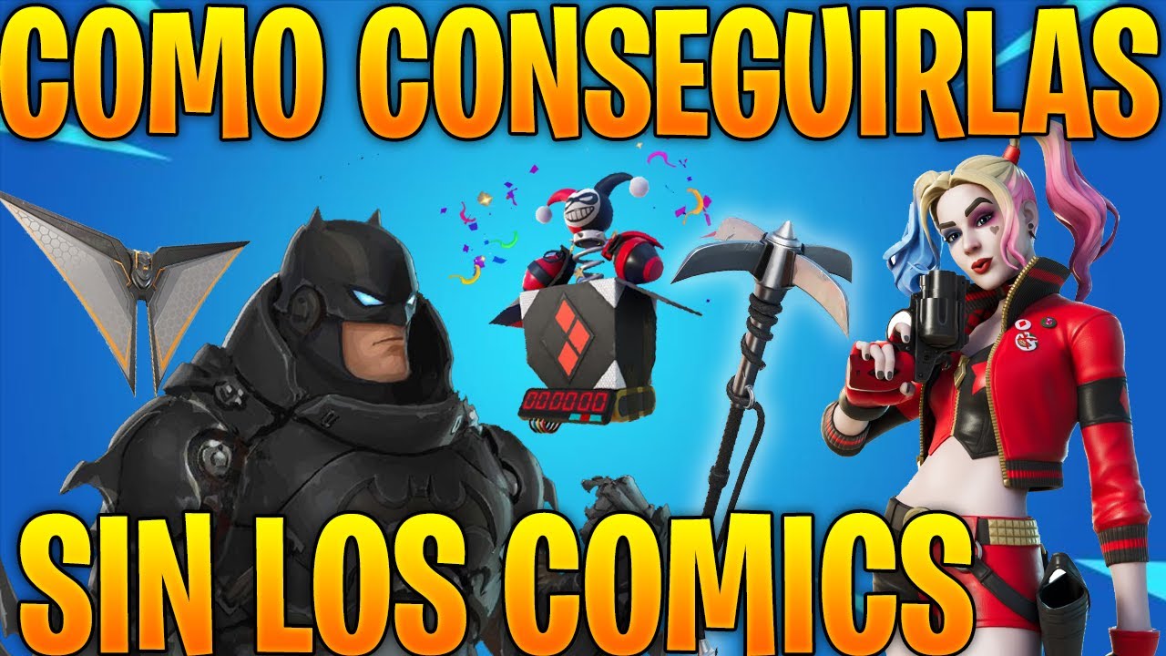 COMO CONSEGUIR TODAS LAS RECOMPENSAS DE LOS COMICS DE BATMAN Y FORTNITE -  SKIN DE BATMAN ARMADURA - YouTube