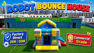 π€ Robot Bounce House with Slide | Factory Direct OEM/ODM Inflatable Combo Chinee Inflatables T2-001