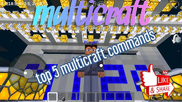 Top 5 commands in MultiCraft |Multicraft tips and tricks| Multicraft commands