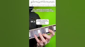 2 5 1 Arpeggio Exercise: Melodic Connections #3 Ex.3 #jazzguitar #guitarexercise