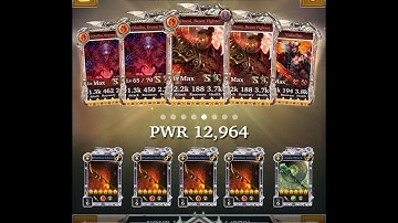 Legendary - Game of heroes | Big burst damage | Hybrid Valadim deck | Fire slayer