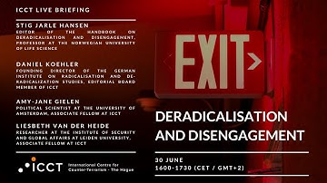 Deradicalisation and Disengagement