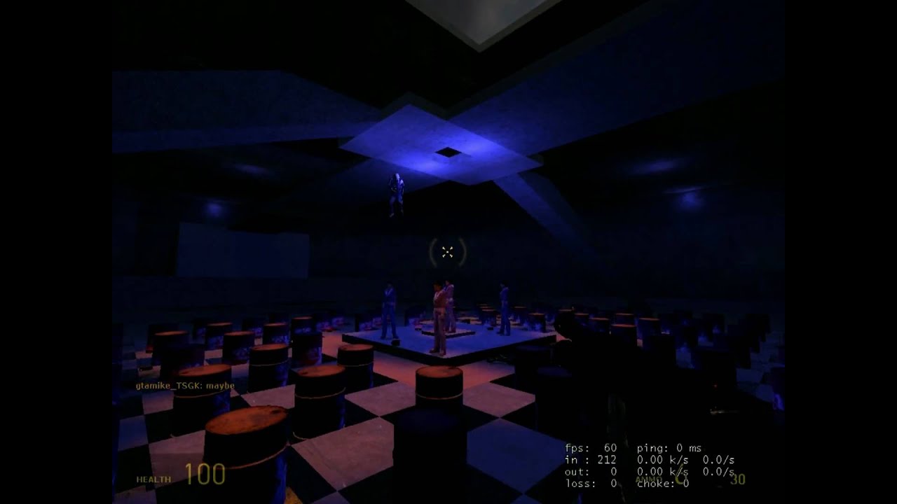 HL2DM knifes slam boom physic test death custom map test