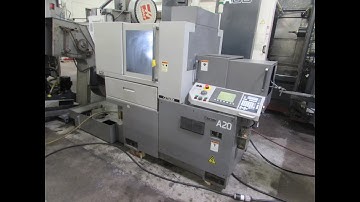 Citizen A20 VI CNC Single Spindle Swiss Screw Machine with Edge C-320 Magazine Bar feed, C-Axis