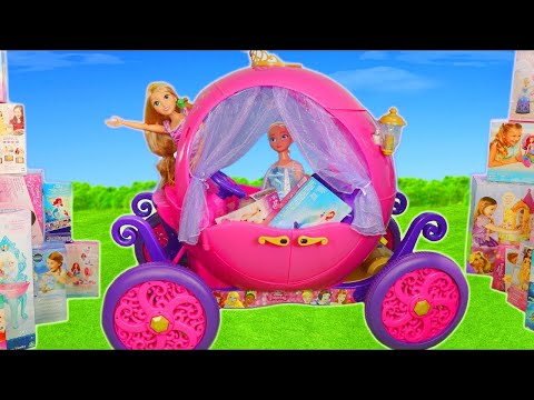 Princess Carriage with Dolls for Kids
