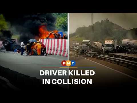 Driver killed in Kulai lorry-tanker collision