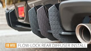 VB WRX Flow-Lock Rear Diffuser Installation Guide