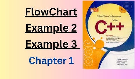 Flowchart Examples(2 and 3) | Chapter 1 C++ (IT Series)