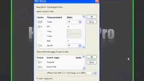 Onset HOBOware Pro Software Data Logger Readouts