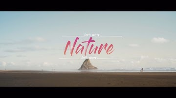 Write On Brush Stroke Text Effect (Beautiful Destinations - After Effects Tutorial 2018 || No plugin