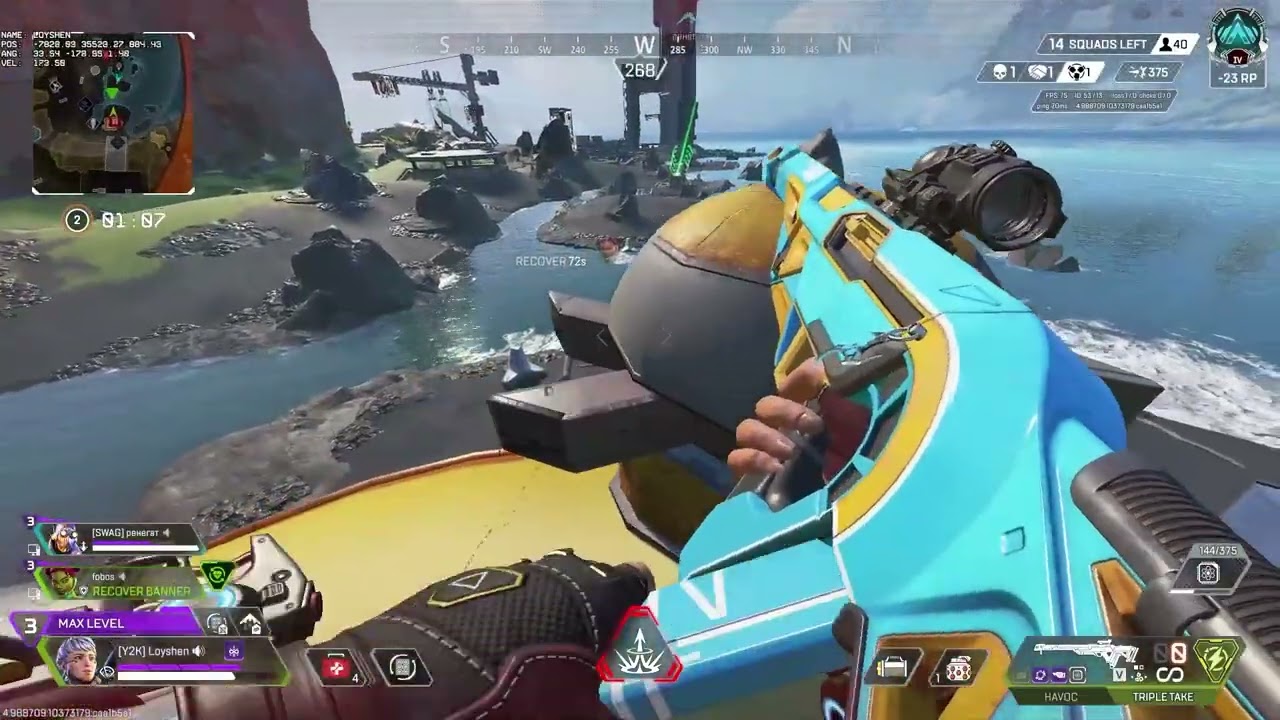 Apex Legends Loyshen + ренегат + fobos = Champions