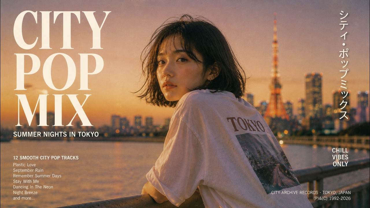 Summer Nights in Tokyo: 90s Japanese City Pop Mix [Chill Vibes