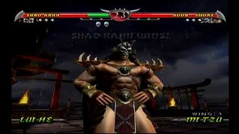 Mortal Kombat Deception Arcade mode Shao Kahn