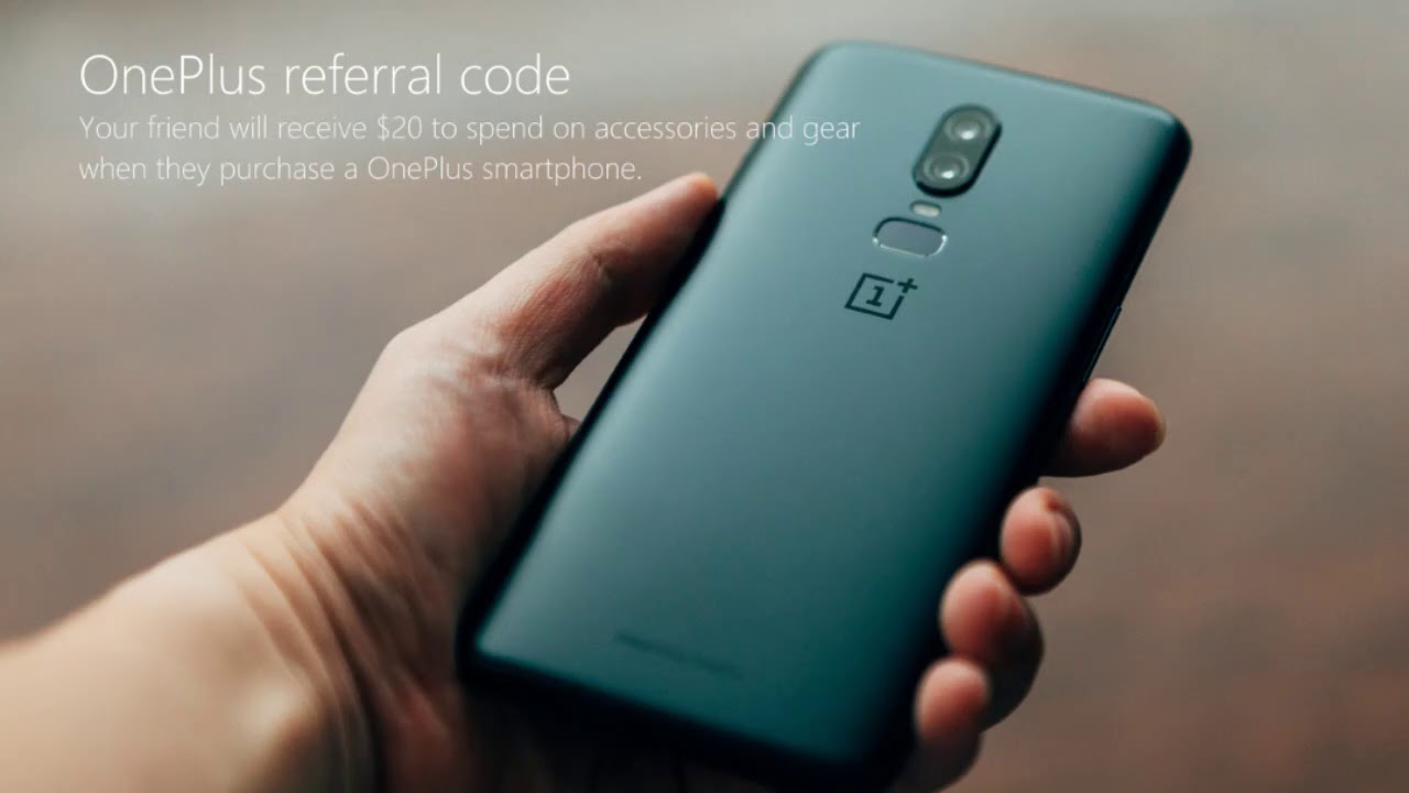 20€/$20 Voucher Referral Code for OnePlus 6T