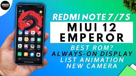 Best MIUI 12 Based EMPEROR 20.5.21 ROM for Redmi Note 7 | Always On Display & More Customization