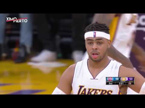 Detroit Pistons Vs LA Lakers Full Game Highlights January 15 2017 2016 17 NBA Season 