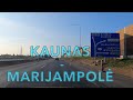 Driving from KAUNAS to MARIJAMPOLĖ in Lithuania | Shot on GoPro