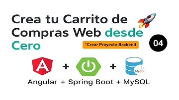 Carrito de compras en Angular y Spring Boot + MySQL - Parte 04